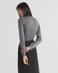 Cashmere and wool turtleneck sweater