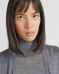 Cashmere and wool turtleneck sweater