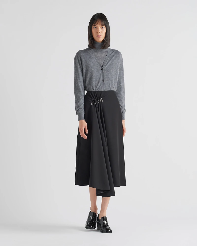 Cashmere and wool turtleneck sweater