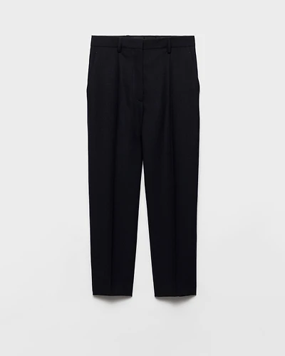 Wool rush stitch pants