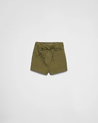 Washed chevron shorts
