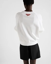 Kid mohair shorts