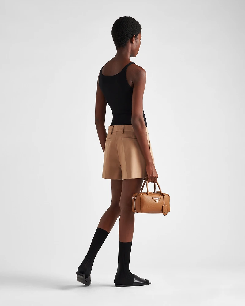 Silk tank top with logo