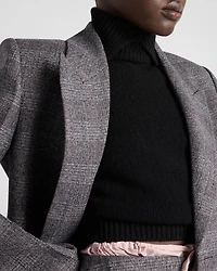 Cashmere turtleneck vest