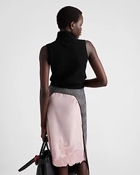 Cashmere turtleneck vest