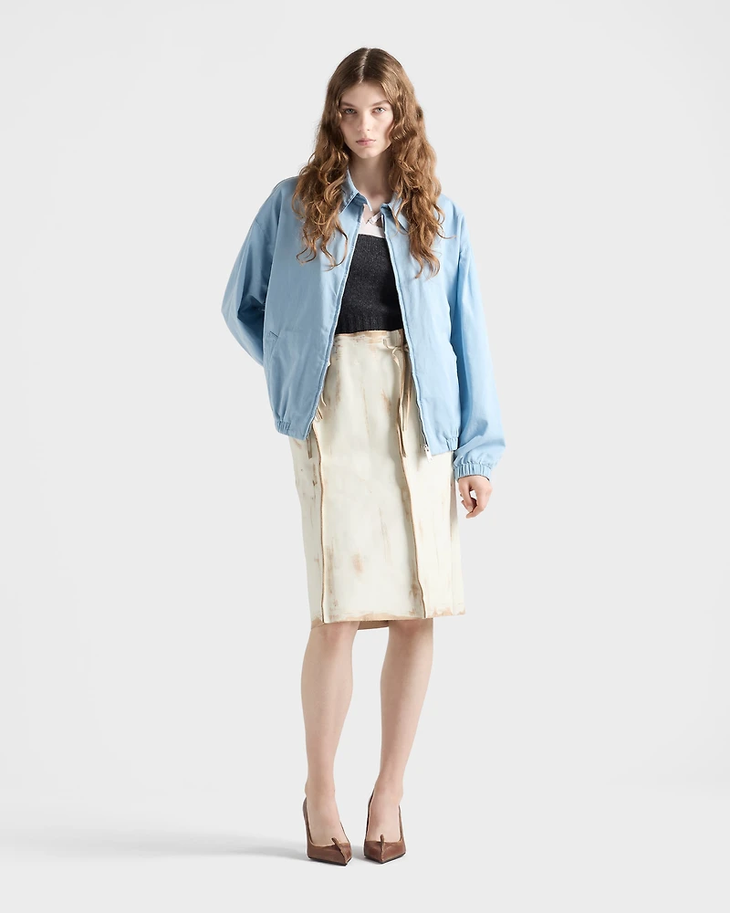 Cashmere and wool top