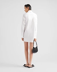 Poplin mini shirtdress