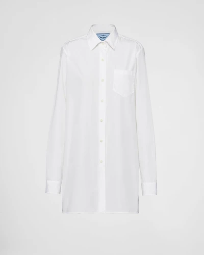Poplin mini shirtdress