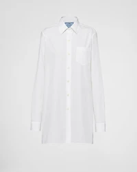 Poplin mini shirtdress