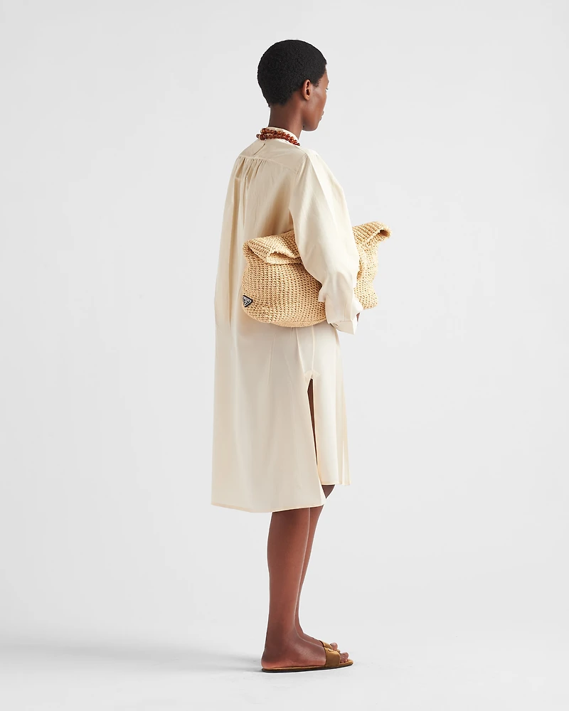 Gradient crêpe de Chine dress