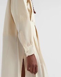Gradient crêpe de Chine dress