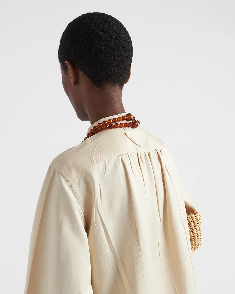 Gradient crêpe de Chine dress