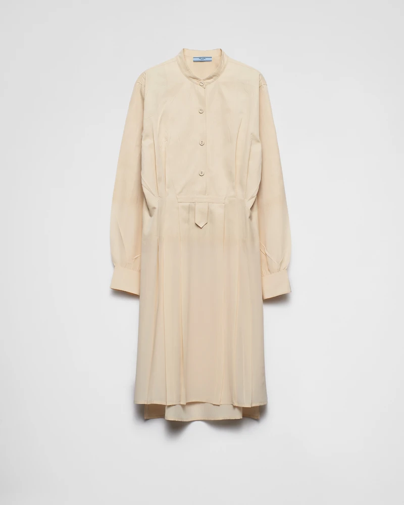 Gradient crêpe de Chine dress