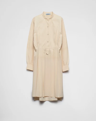 Gradient crêpe de Chine dress