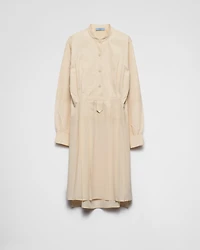 Gradient crêpe de Chine dress