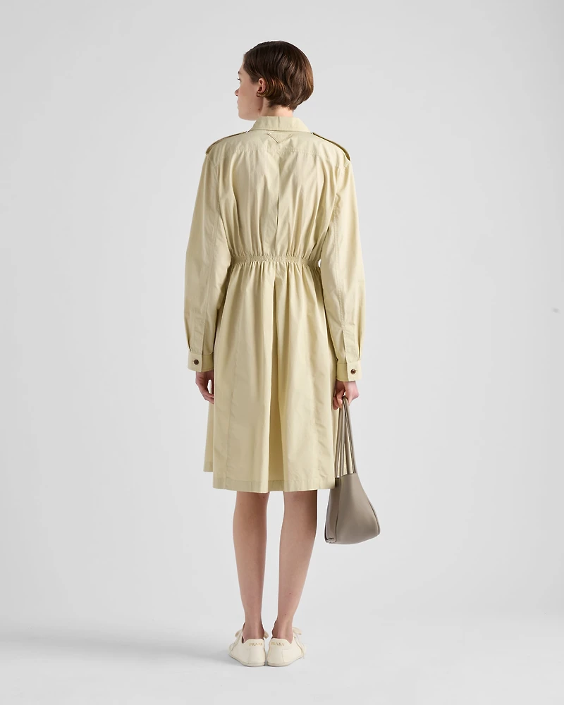 Poplin shirt-dress