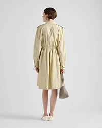 Poplin shirt-dress