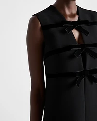 Natté mini-dress