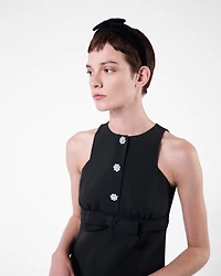 Sablè compact mini-dress