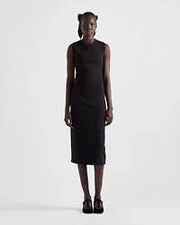 Interlock crêpe dress