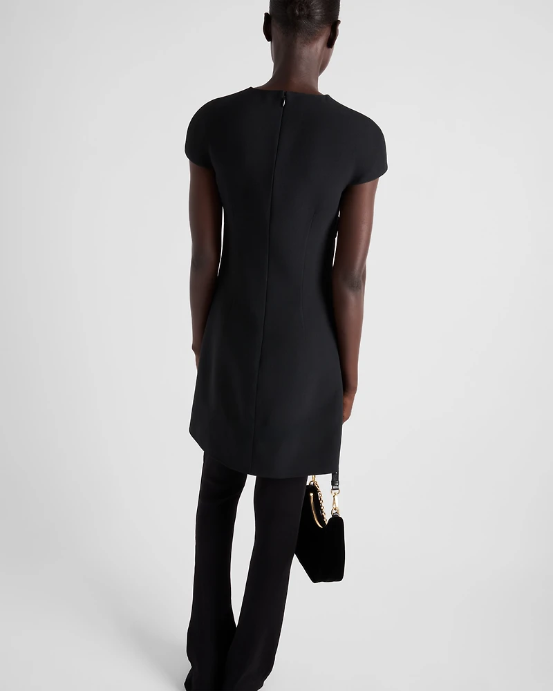 Sablè compact short dress