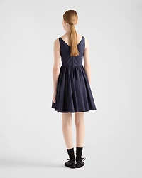 Cotton canvas dress