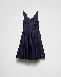 Cotton canvas dress