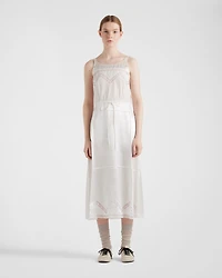Embroidered old batiste dress