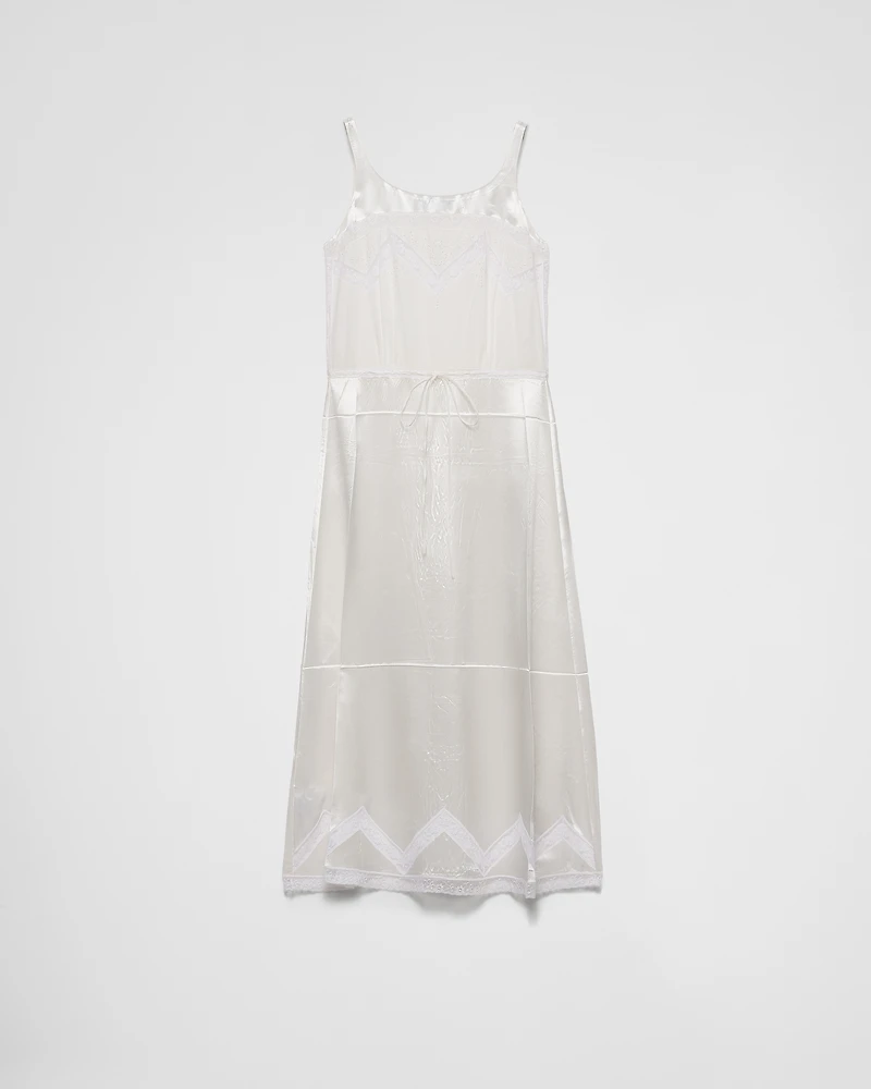 Embroidered old batiste dress