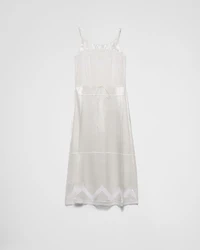 Embroidered old batiste dress