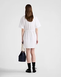 Poplin mini-dress