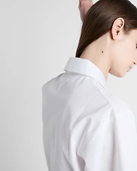 Poplin mini-dress