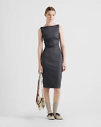 Stretch kid mohair dress