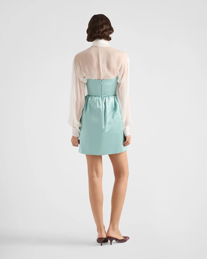 Duchesse mini-dress