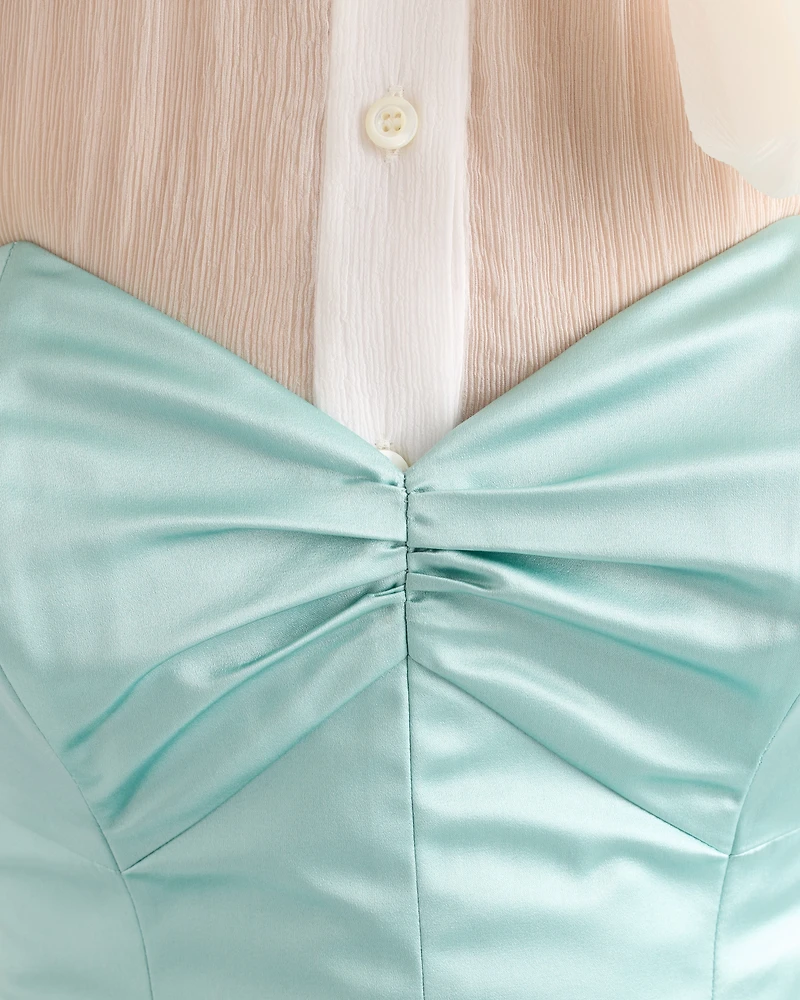 Duchesse mini-dress
