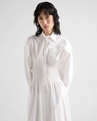 Cotton canvas dress