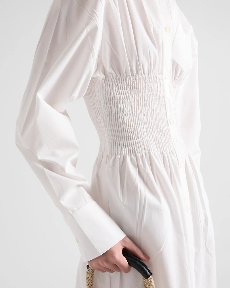 Cotton canvas dress