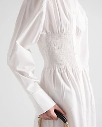 Cotton canvas dress