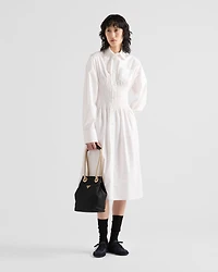 Cotton canvas dress