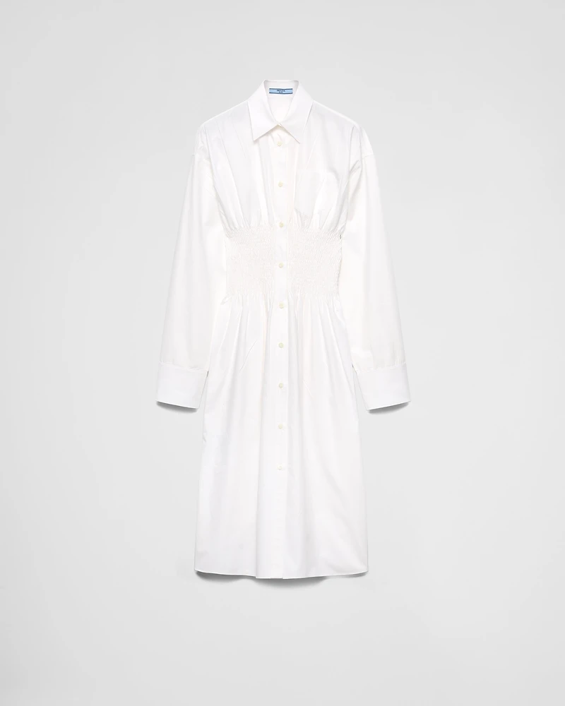 Cotton canvas dress