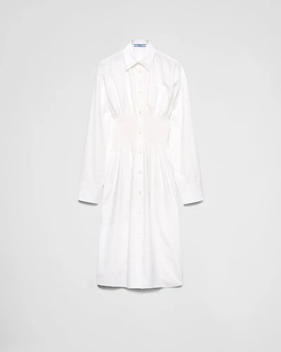 Cotton canvas dress