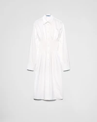 Cotton canvas dress