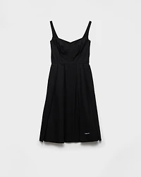 Cotton canvas dress