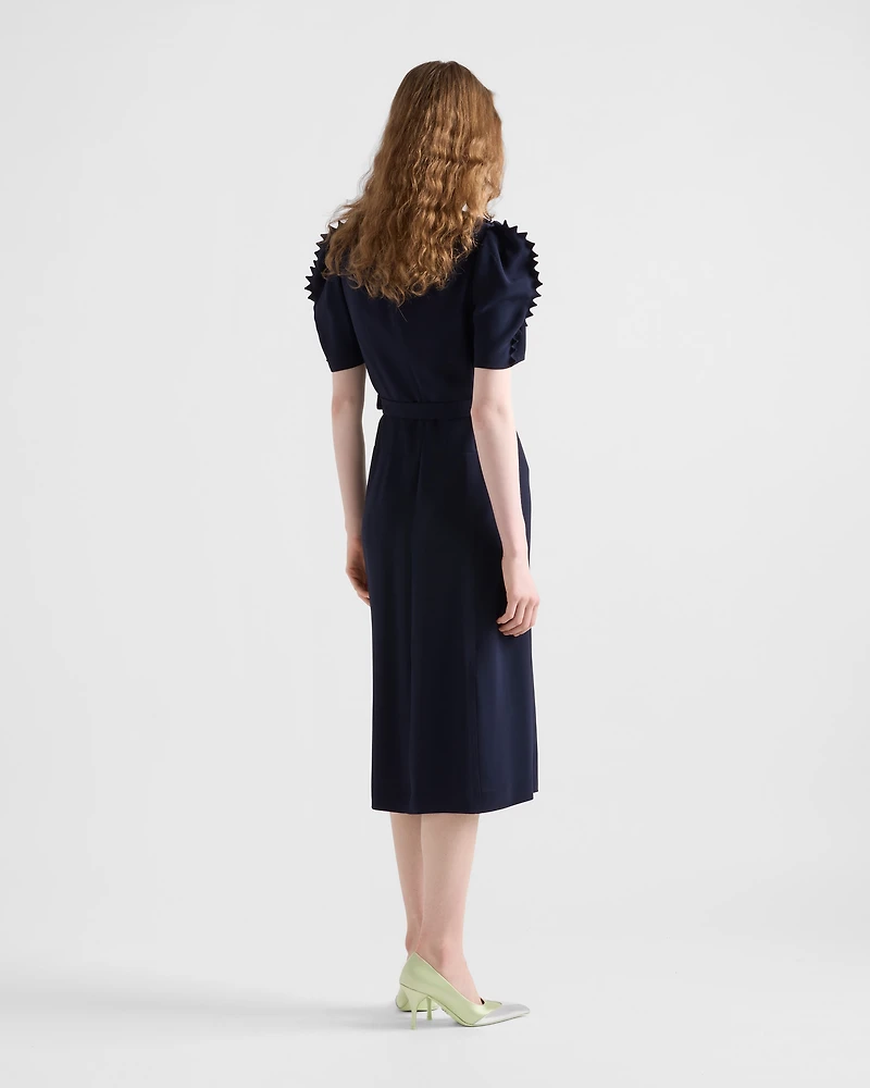 Satin crepe dress