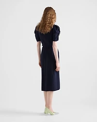 Satin crepe dress