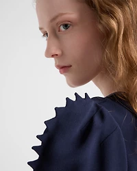 Satin crepe dress