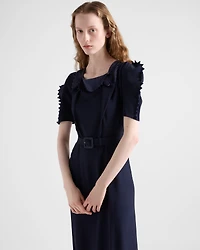 Satin crepe dress