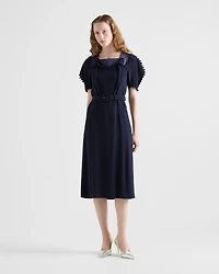 Satin crepe dress