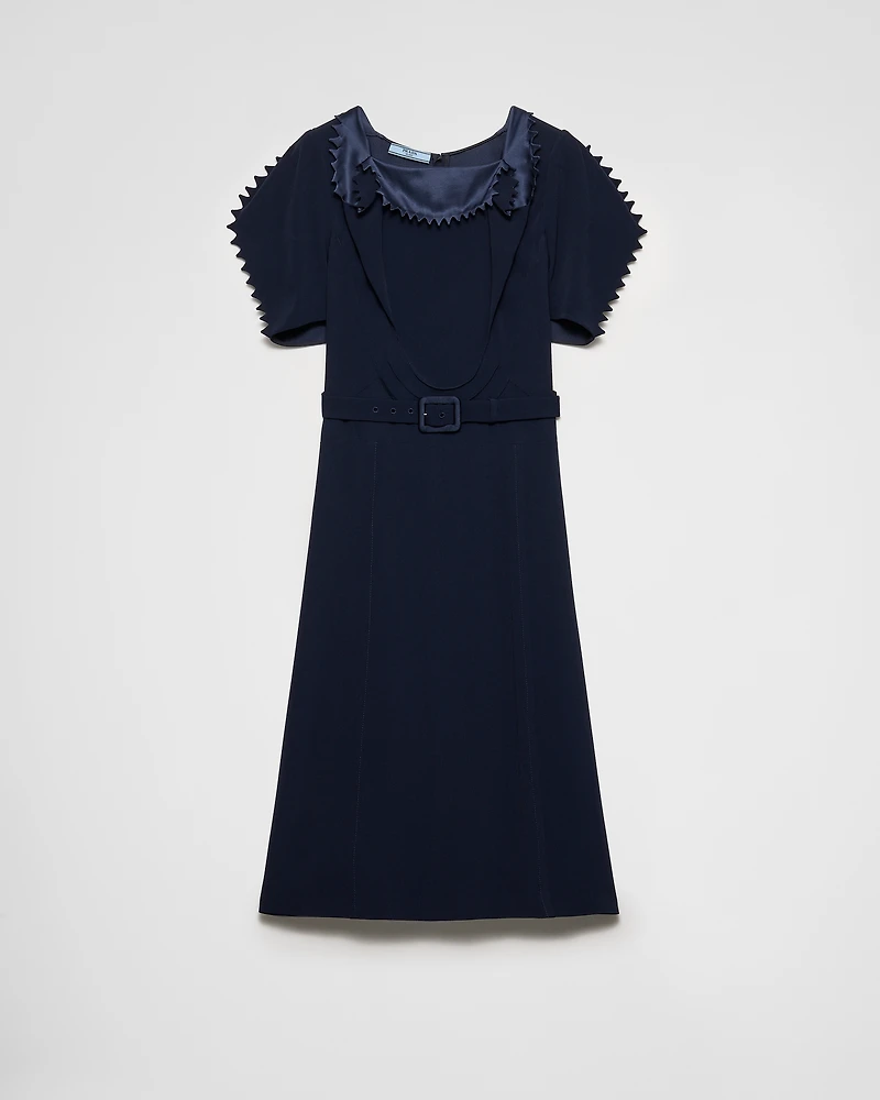 Satin crepe dress