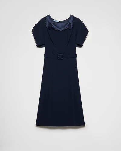 Satin crepe dress